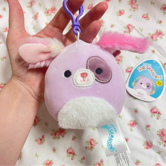 Barb the Dog/Puppy Squishmallow Clip 3.5" BNWT - Picture 7 of 7